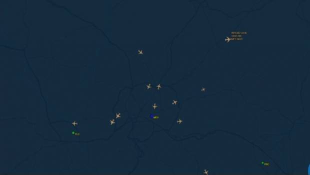Alistan aterrizaje de emergencia de vuelo de Iberia en AICM. Noticias en tiempo real