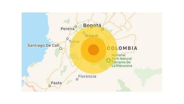 Se registra sismo de magnitud 5.1 en Colombia. Noticias en tiempo real