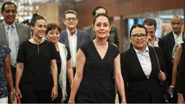 La nueva jefa de gobierno Claudia Sheinbaum presentó a gabinete