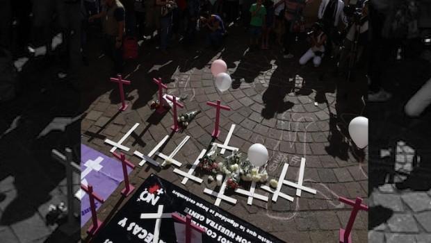 Protestan por el feminicidio de la niña San Juana. Noticias en tiempo real