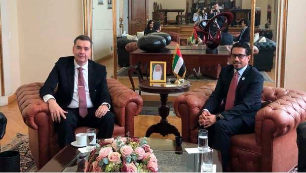 Se reúne representante de NL con embajador de Emiratos Árabes. Noticias en tiempo real