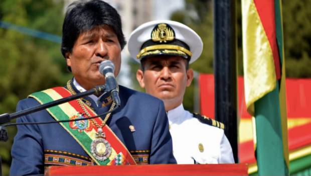 Roban banda presidencial de Evo Morales. Noticias en tiempo real