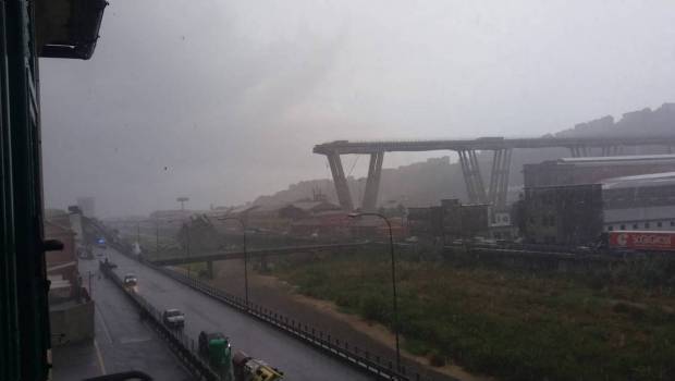 Se desploma puente de autopista en Génova, Italia. Noticias en tiempo real