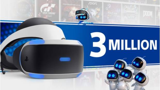 El PlayStation VR ya vendió 3 millones de unidades. Noticias en tiempo real
