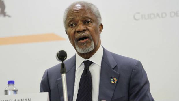 Muere Kofi Annan, exsecretario general de la ONU. Noticias en tiempo real