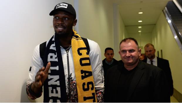 Bolt tiene su primer entrenamiento como futbolista profesional. Noticias en tiempo real