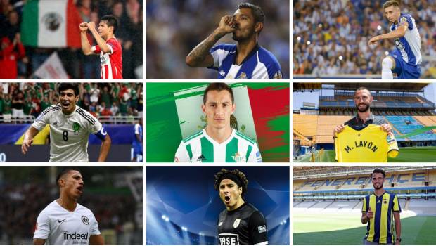 Estos son los mexicanos que jugarán Champions y Europa League. Noticias en tiempo real