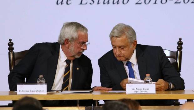 López Obrador y Graue se reúnen este unes para analizar el conflicto en la UNAM. Noticias en tiempo real