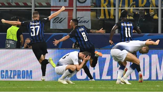 Inter de Milán se presentó en Champions con agónica remontada ante el Tottenham. Noticias en tiempo real