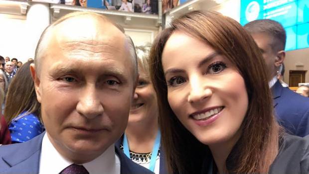 Presume Gabriela Cuevas encuentro con Vladimir Putin. Noticias en tiempo real