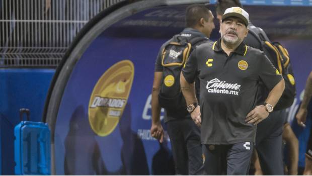 Maradona registra su primer descalabro en el futbol mexicano. Noticias en tiempo real