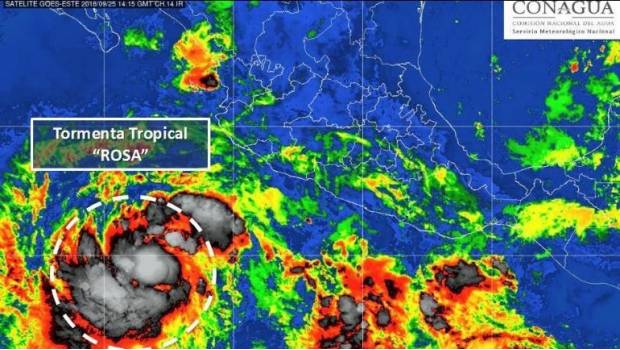 Alertan a Nayarit, Jalisco, Michoacán y Colima por avance de 'Rosa'. Noticias en tiempo real
