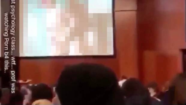 Por error, profesor universitario pone video pornográfico frente a su clase. Noticias en tiempo real