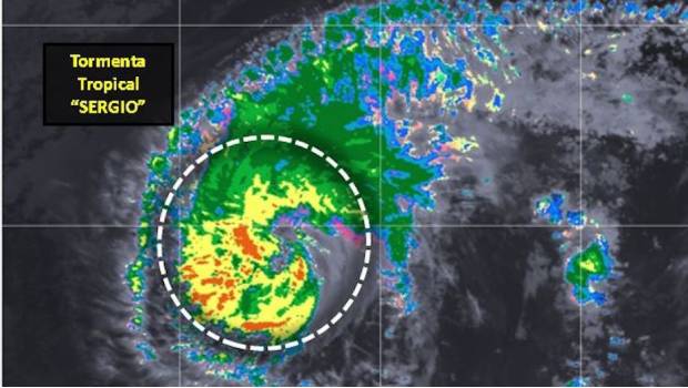 Tormenta tropical 'Sergio' tocaría tierra el viernes en BCS: PC. Noticias en tiempo real