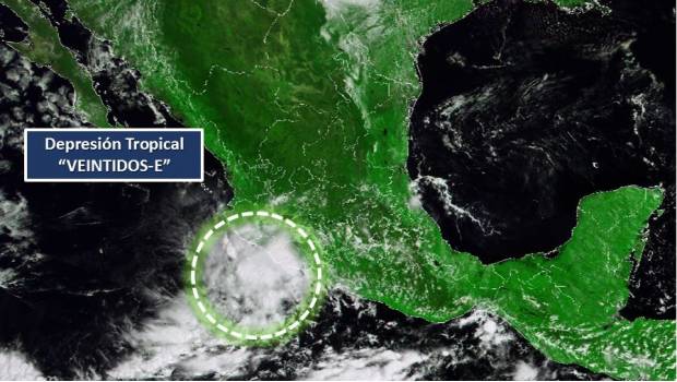 Se forma depresión tropical frente a costas de Michoacán y Colima. Noticias en tiempo real