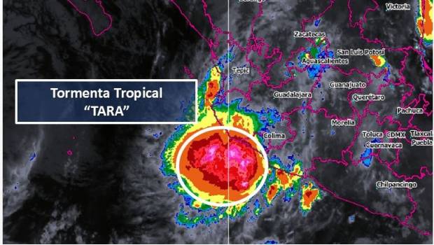 Se forma la tormenta tropical 'Tara' frente a costas de Michoacán. Noticias en tiempo real