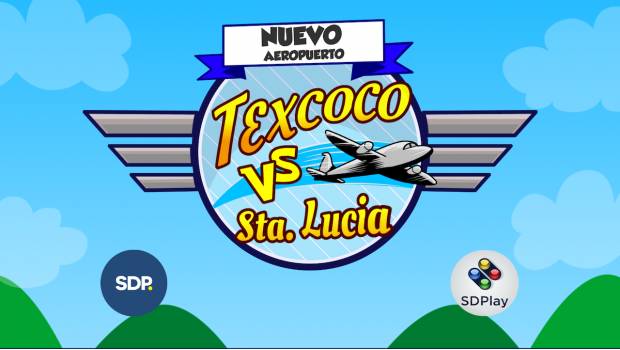 Presentan en Sin Anestesia el videojuego 'Texcoco o Santa Lucía' creado por SDPlay. Noticias en tiempo real