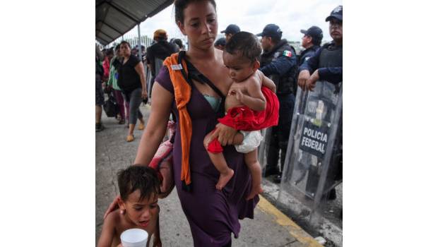 Más de 600 migrantes hondureños han solicitado refugio en Chiapas: Segob. Noticias en tiempo real