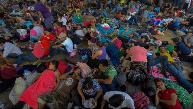 Recibe Segob más de mil solicitudes de asilo de Caravana Migrante. Noticias en tiempo real