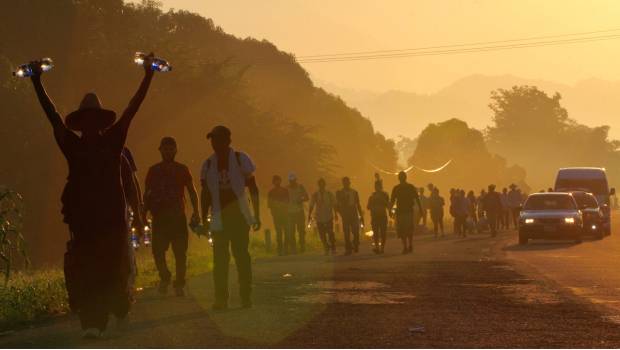 Han regresado voluntariamente 500 hondureños que venían en la caravana. Noticias en tiempo real