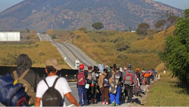 Esperan a 4 mil migrantes de Caravanas en Sinaloa. Noticias en tiempo real