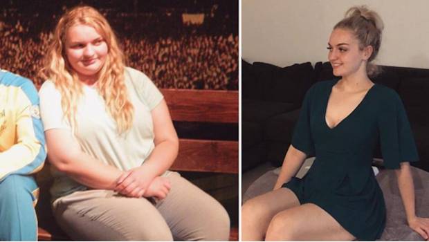 Esta sexy chica perdió 63 kilos para su graduación. Noticias en tiempo real