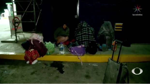 Enferman migrantes de caravanas por bajas temperaturas. Noticias en tiempo real