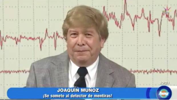 Joaquín Muñoz amenaza a poligrafista que asegura miente sobre Juan Gabriel. Noticias en tiempo real