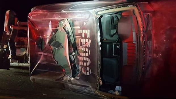 Se accidenta autobús de caravana migrantes en Sonora. Noticias en tiempo real