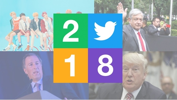 BTS, AMLO y Meade entre los más tuiteados del 2018. Noticias en tiempo real