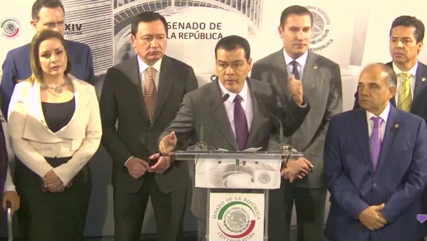 "Quédense con su mayoría": PRI, PAN y PRD abandonan sesión del Senado por baja de Juan Zepeda. Noticias en tiempo real