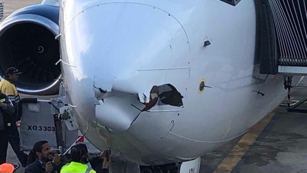 Dron se estrella con avión de Aeroméxico en Tijuana. Noticias en tiempo real