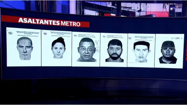 Difunden retratos hablados de asaltantes que operan en el Metro. Noticias en tiempo real