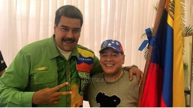 Maradona respalda a Maduro: “No pudieron con Fidel, ni con Hugo y menos contigo”. Noticias en tiempo real