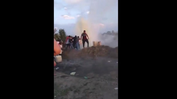 "Aquí estamos": Huachicolero presumió toma clandestina en Tlaheulilpan (VIDEO). Noticias en tiempo real