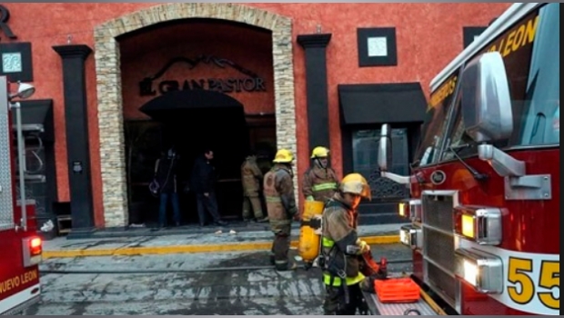 El incendio intencional de un restaurante en Monterrey. Noticias en tiempo real