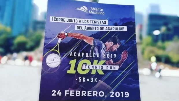 Todo listo para Tennis Run Acapulco 10K. Noticias en tiempo real