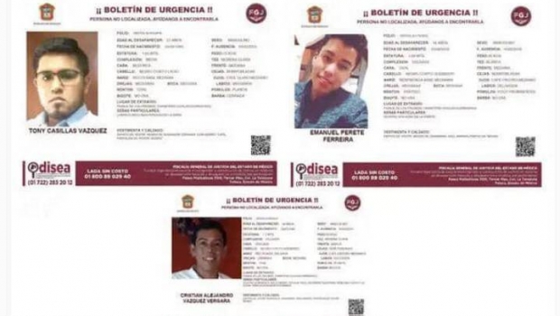 Rescatan a 3 jóvenes desaparecidos en Ocuilan. Noticias en tiempo real