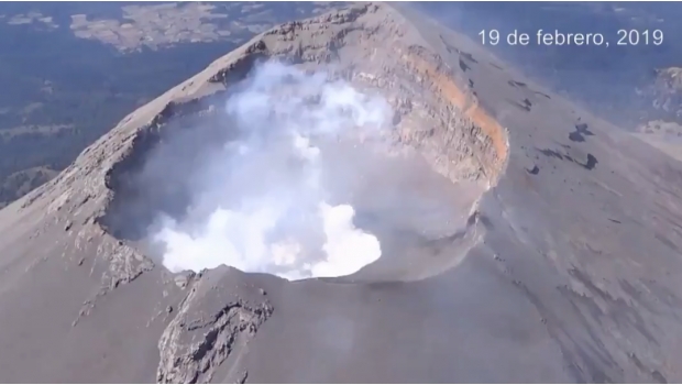 Se forma nuevo domo en cráter del volcán Popocatépetl. Noticias en tiempo real