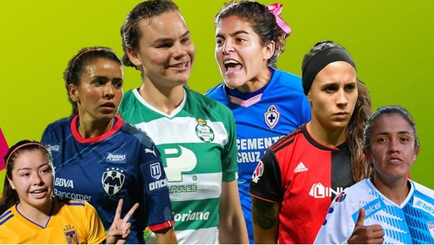 Seis jugadoras comparten liderato de goleo en Liga MX Femenil. Noticias en tiempo real