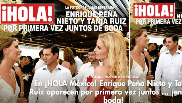 Peña Nieto y Tania Ruiz posan para la revista ¡Hola!. Noticias en tiempo real