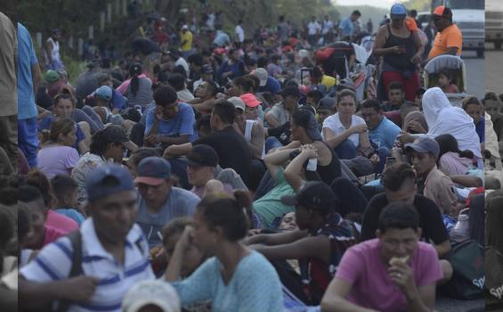 Nueva caravana migrante llega a Chiapas. Noticias en tiempo real