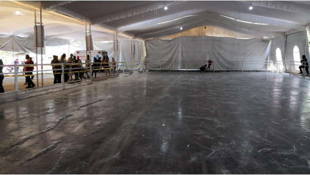 Inauguran pista de hielo en Valle de Chalco, Estado de México. Noticias en tiempo real