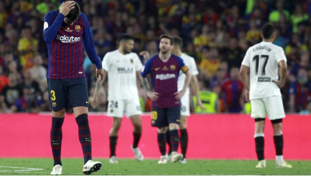 El Barcelona de Messi vuelve a fracasar al perder la Copa del Rey ante el Valencia. Noticias en tiempo real