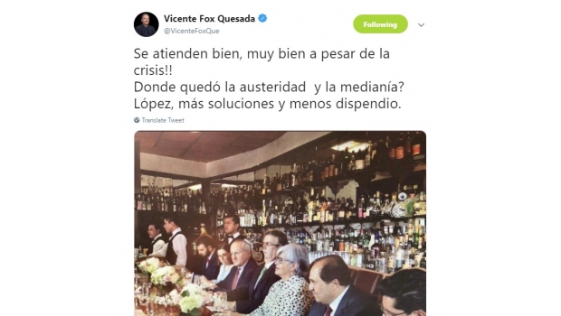 Vicente Fox difunde "fake news" sobre reunión de Ebrard y funcionarios con congresistas de EU. Noticias en tiempo real