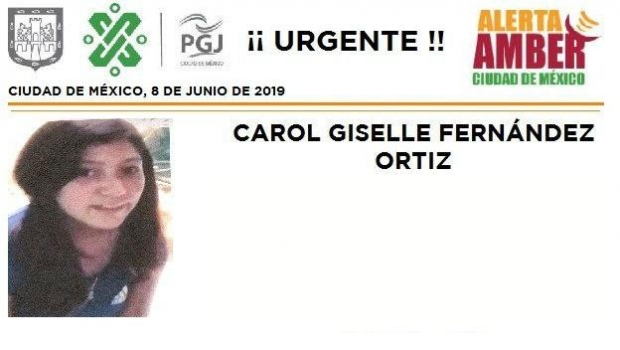 Ayuda: Activan Alerta Amber por Carol Giselle; desapareció en Iztapalapa. Noticias en tiempo real
