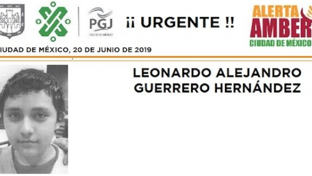 Ayuda: Activan Alerta Amber por desaparición de Leonardo en las inmediaciones del Estadio Azteca. Noticias en tiempo real
