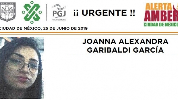 Ayuda: Activan Alerta Amber por Joanna; desapareció en Álvaro Obregón. Noticias en tiempo real